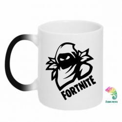 Чашка-хамелеон Fortnite raven circuit - PrintSalon