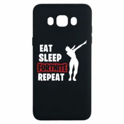 Чехол для Samsung J7 2016 Fortnite repeat dab - PrintSalon