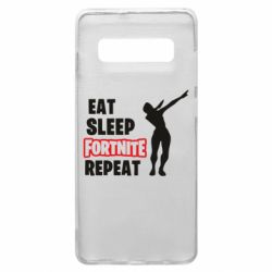 Чехол для Samsung S10+ Fortnite repeat dab - PrintSalon