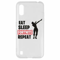 Чехол для Samsung A01/M01 Fortnite repeat dab