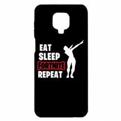 Чехол для Xiaomi Redmi Note 9S/9Pro/9Pro Max Fortnite repeat dab - PrintSalon