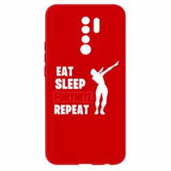 Чехол для Xiaomi Redmi 9 Fortnite repeat dab - PrintSalon