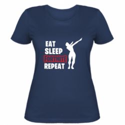 Женская футболка Fortnite repeat dab - PrintSalon