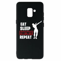 Чехол для Samsung A8+ 2018 Fortnite repeat dab - PrintSalon