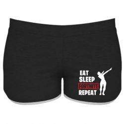 Женские шорты Fortnite repeat dab - PrintSalon