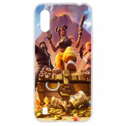 Чехол для Samsung A01/M01 Fortnite season 8