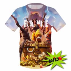 Детская 3D футболка Fortnite season 8