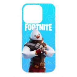 Чехол для iPhone 14 Pro Fortnite Snowman - PrintSalon