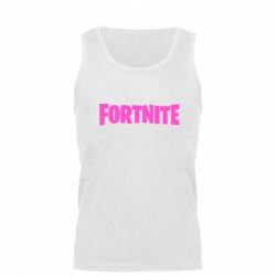 Мужская майка Fortnite text - PrintSalon