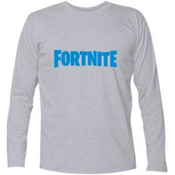 Футболка с длинным рукавом Fortnite text - PrintSalon
