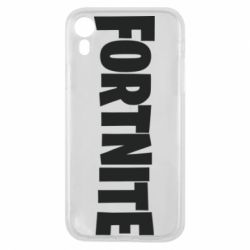 Чехол для iPhone XR Fortnite text - PrintSalon