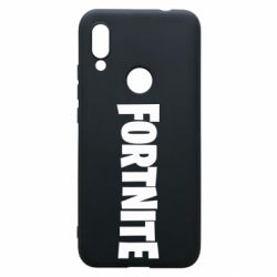 Чехол для Xiaomi Redmi 7 Fortnite text - PrintSalon