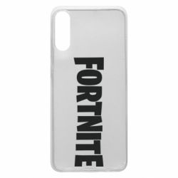 Чехол для Samsung A70 Fortnite text - PrintSalon