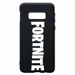 Чехол для Samsung S10e Fortnite text - PrintSalon