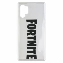 Чехол для Samsung Note 10 Plus Fortnite text - PrintSalon