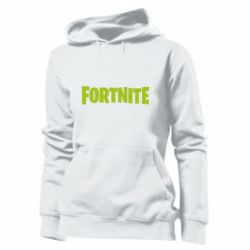 Женское худи Fortnite text - PrintSalon