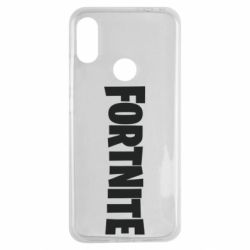 Чехол для Xiaomi Redmi Note 7 Fortnite text - PrintSalon