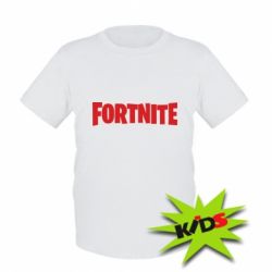 Детская футболка Fortnite text - PrintSalon