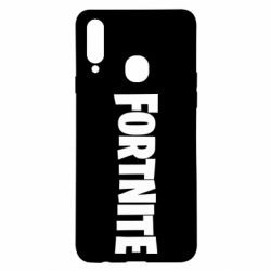 Чехол для Samsung A20s Fortnite text - PrintSalon