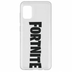 Чехол для Samsung A31 Fortnite text - PrintSalon