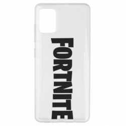 Чехол для Samsung A51 Fortnite text - PrintSalon