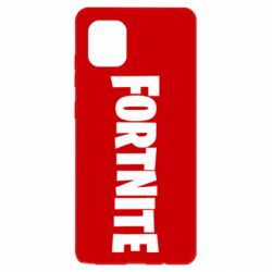 Чехол для Samsung Note 10 Lite Fortnite text - PrintSalon