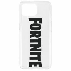 Чехол для Oppo Reno 4 Lite Fortnite text - PrintSalon