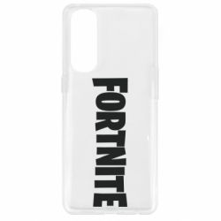 Чехол для Oppo Reno 4 Pro Fortnite text - PrintSalon