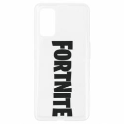 Чехол для Realme 7 Pro Fortnite text - PrintSalon