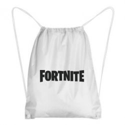 Рюкзак-мешок Fortnite text - PrintSalon