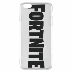 Чехол для iPhone 6 Plus/6S Plus Fortnite text - PrintSalon