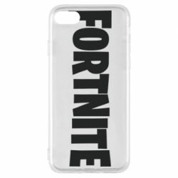 Чехол для iPhone 8 Fortnite text - PrintSalon