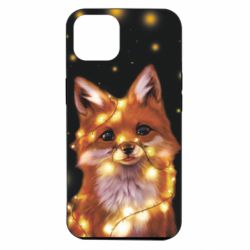 Чохол для iPhone 14 Fox And Christmas Lights - PrintSalon