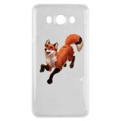 Чехол для Samsung J7 2016 Fox in flight - PrintSalon