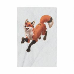 Полотенце с принтом Fox in flight - PrintSalon