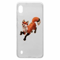 Чехол для Samsung A10 Fox in flight - PrintSalon