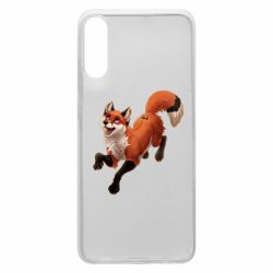 Чехол для Samsung A70 Fox in flight - PrintSalon