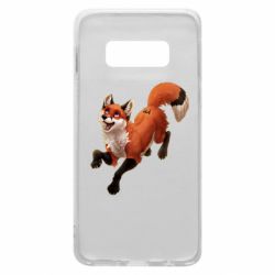 Чехол для Samsung S10e Fox in flight - PrintSalon