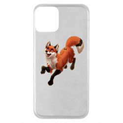 Чехол для iPhone 11 Fox in flight - PrintSalon