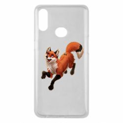 Чехол для Samsung A10s Fox in flight - PrintSalon