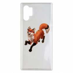Чехол для Samsung Note 10 Plus Fox in flight - PrintSalon