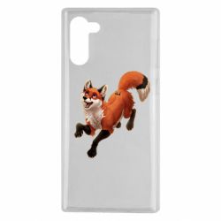 Чехол для Samsung Note 10 Fox in flight - PrintSalon