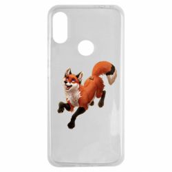 Чехол для Xiaomi Redmi Note 7 Fox in flight - PrintSalon