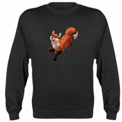 Cвитшот Fox in flight - PrintSalon