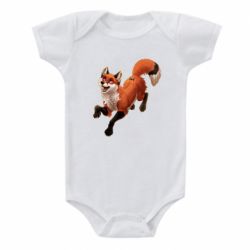 Детский бодик Fox in flight - PrintSalon