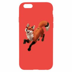 Чехол для iPhone 6/6S Fox in flight
