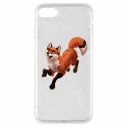 Чехол для iPhone 7 Fox in flight - PrintSalon