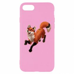 Чехол для iPhone 8 Fox in flight - PrintSalon