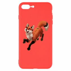 Чехол для iPhone 8 Plus Fox in flight - PrintSalon