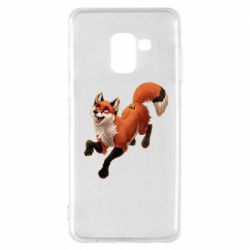 Чехол для Samsung A8 2018 Fox in flight - PrintSalon